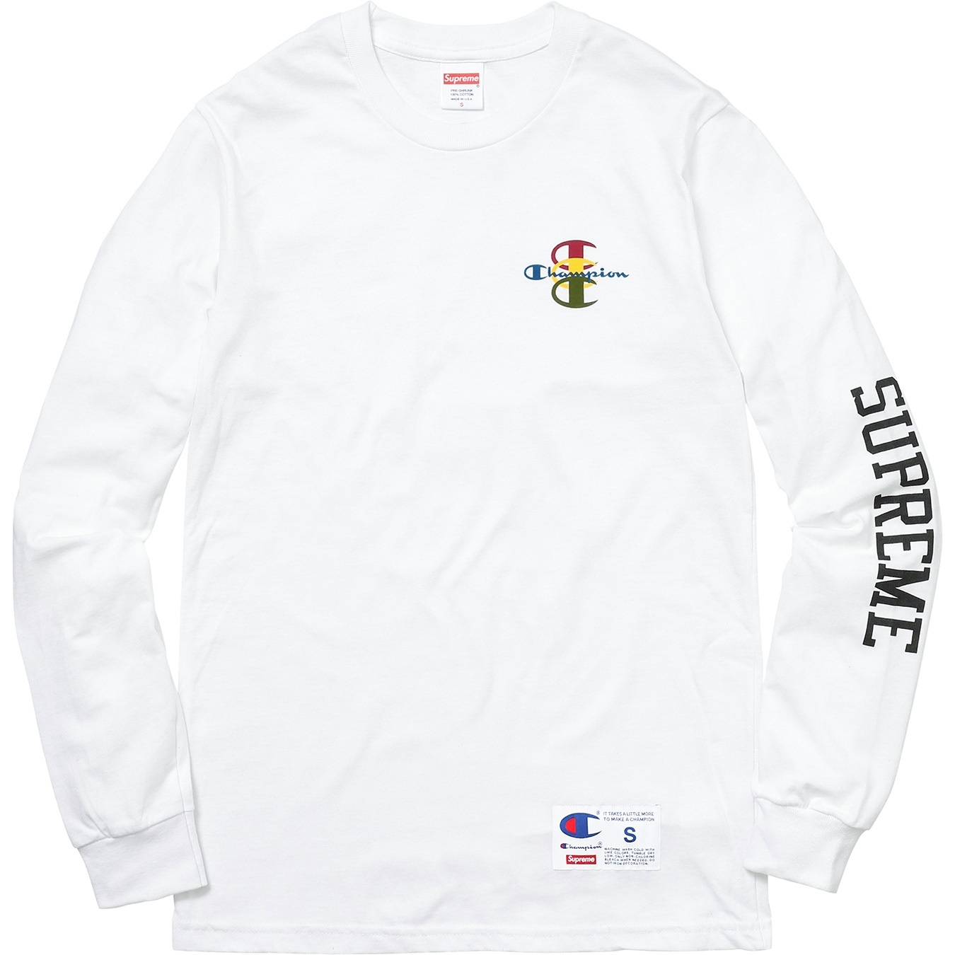 Supreme®/Champion® Stacked C L/S Tee view 16